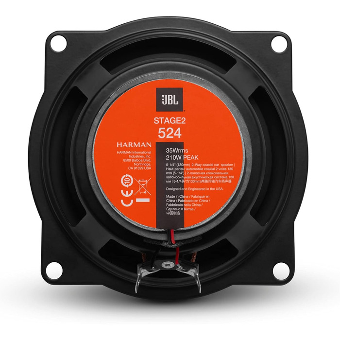Автомобільні динаміки JBL Stage2 524 210Вт 13см 2-смугові від Harman Kardon