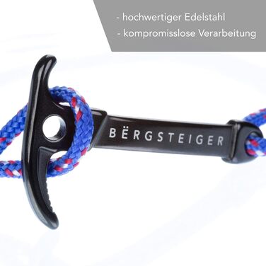 ICE AXE Armband for Men & Women with Ice Axe - high-quality fabric armband - Bracelet braided - Fabric bracelets - ideal mountaineering gift