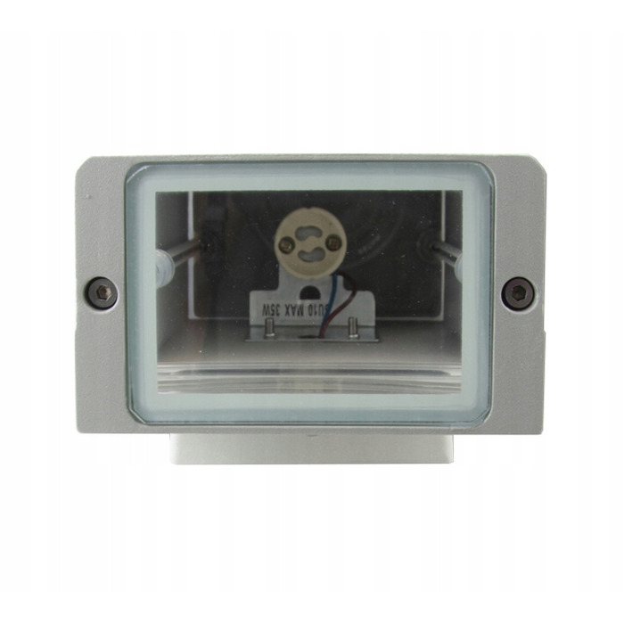 Настінний вуличний світильник KINKIET OPRAWA ELEWACYJNA 2xGU10 LED, сірий