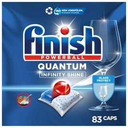 Таблетки для посудомийних машин Finish Quantum Infinity Shine Gigapack, 166 шт (2 x 83 шт)