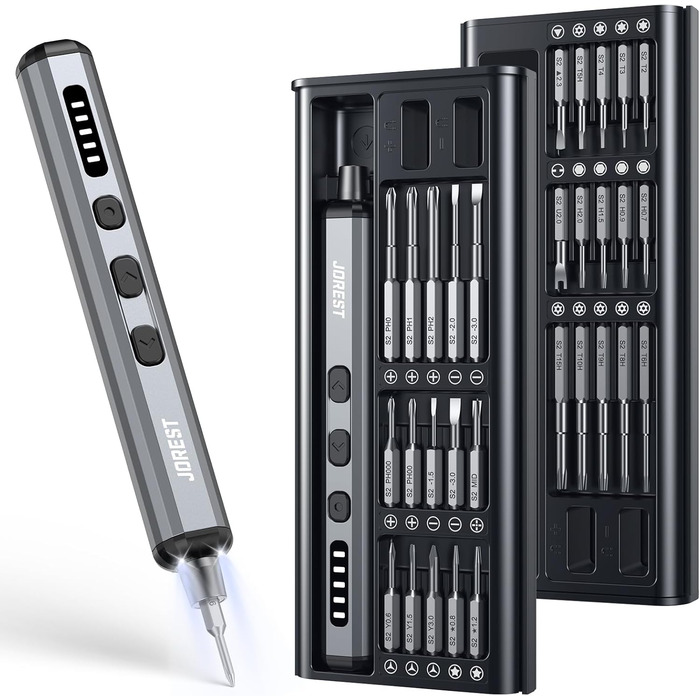 Електричний міні-набір викруток JOREST 38 в 1: для ремонту iPhone, ноутбуків, дронів та іншої техніки