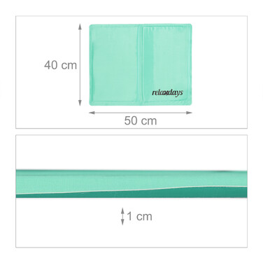 Relaxdays Turquoise Cooling Mat for Dogs