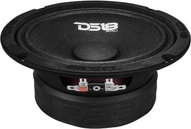 Автомобільний динамік DS18 PRO-GM6.4 16,5 см, середньочастотний, 480 Вт, 4 Ом, чорний сталевий кошик, для авто і вантажівок, якісний дверний аудіо динамік, 6.5 дюйма
