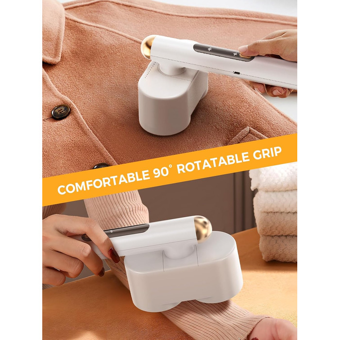 Електричний флусознімач Smiling Shark M-3: бездротовий, з 4 рівнями регулювання, 90° обертання, для одягу та меблів