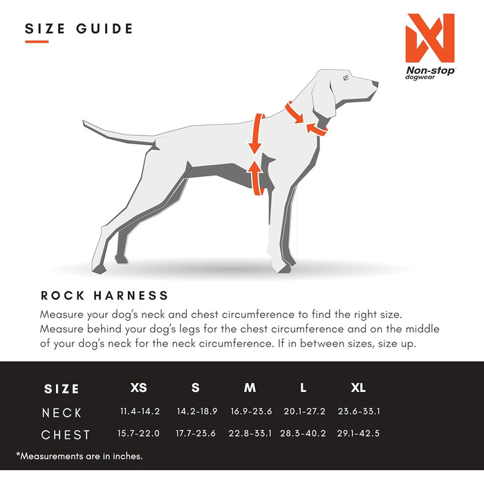Шлейка для собак Non-Stop Dogwear Rock Harness, розмір M, чорний колір