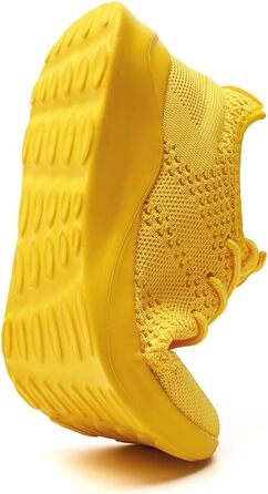 Жіночі кросівки: спортивні, для бігу, тенісу, хайкінгу, вуличної бігової, неслизькі, дихаючі, легкі (40 EU, жовті)