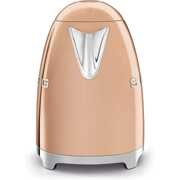 Електричний чайник Smeg KLF03PKEU 1.7L, рожеве золото, з фільтром від накипу