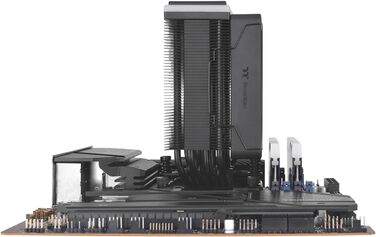 Thermaltake ASTRIA 400 ARGB - Кулер CPU з RGB підсвічуванням, 120 мм, тихий, для Intel LGA1851/1700, AMD AM5/AM4