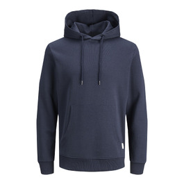 Чоловічий худі Jack & Jones JJ Basic Noos темно-синього кольору, розмір M