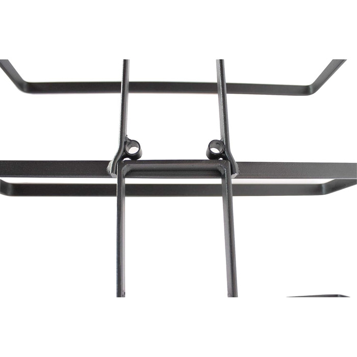 DanDiBo Wine Rack Metal Black Wall Mount 4-Wine Expandable Bottle Stand Bottle Shelf Bottle Holder Wall (4 Bottles / 1 pc)