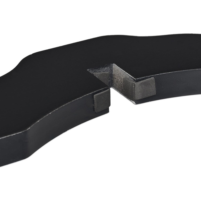 Захисне ворота для собак Relaxdays, 70 x 154 см, 3 панелі, складане, з ніжками, регульоване, чорний MDF