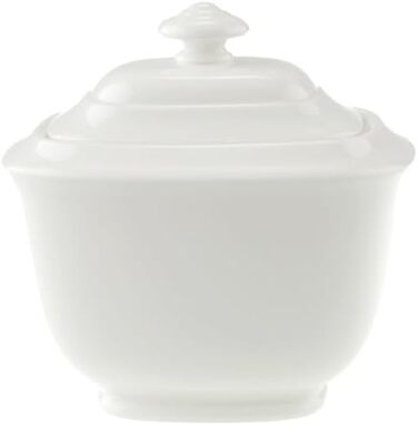 Villeroy & Boch Royal Sugar Bowl, Premium Bone Porcelain, White