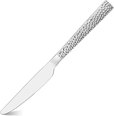 Cutlery Set, HaWare 30-Piece Stainless Steel Cutlery Set with Knife, Fork, Spoon, Dinner Cutlery for 6 People, Hammered Handle Table Cutlery for Home/Party/Hotel/Restaurant, High-Gloss Polished & Dishwasher Safe