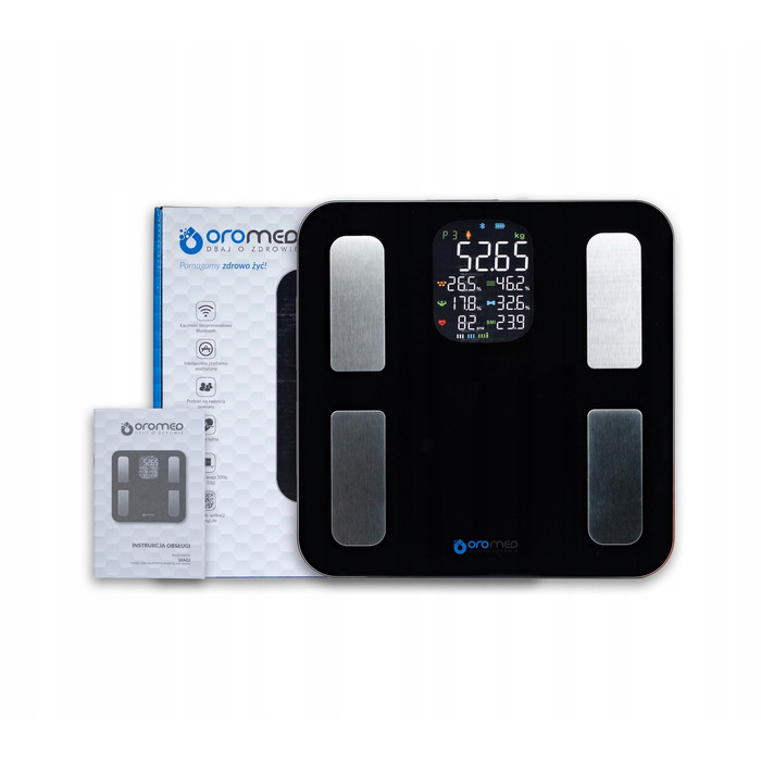 Розумні ваги для ванної Oromed ORO-BLUETOOTH SMART BLACK
