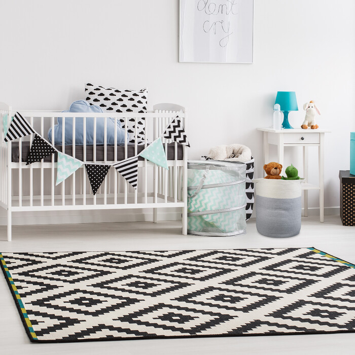 Relaxdays Cotton Storage Basket