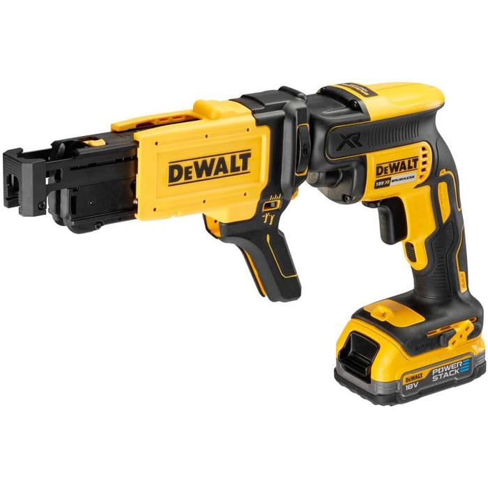 Гіпсокартонний шурупокрут DEWALT 18V DCF620P2K з 2 АКБ по 5.0Аг та кейсом TSTAK