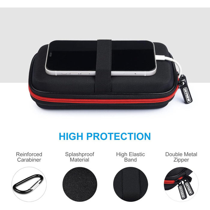 Захисний кейс/сумка для повербанку Anker PowerCore, EasyAcc, Charmast, SKYNEW (18x9x4 см)