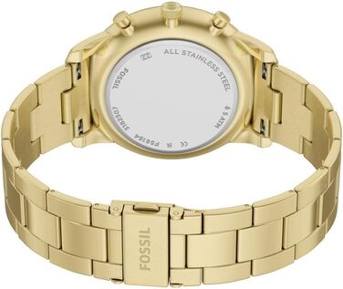Годинник чоловічий Fossil Neutra Chronograph, кварцовий, з браслетом з нержавіючої сталі (золото та м'ятний)