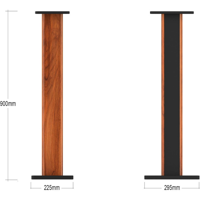 Підставки для акустики Wiibo Tempo 90 (90 см) – пара, антирезонансна база, універсальні, для Hi-Fi, домашнього кіно