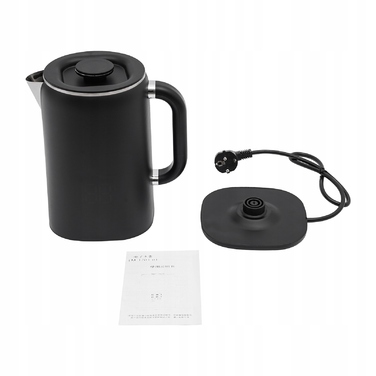 Електричний чайник Lehmann Aqua Black 20, 1500 Вт, 1,7 л, чорний