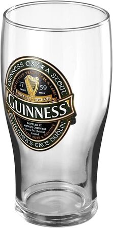 Guinness Irland Kollektion: Набір з 2 скляних пінт у традиційному стилі