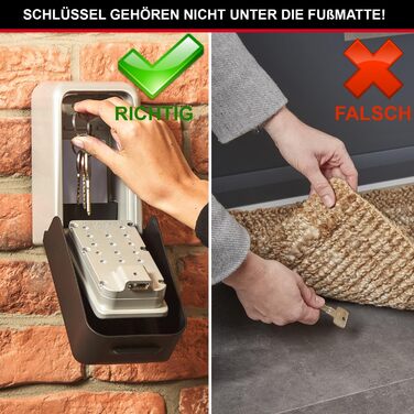 Сейф для ключів Master Lock сертифікований, великий, настінний, зовнішній, 17.3 x 10.3 x 7.5 см, підвищена безпека