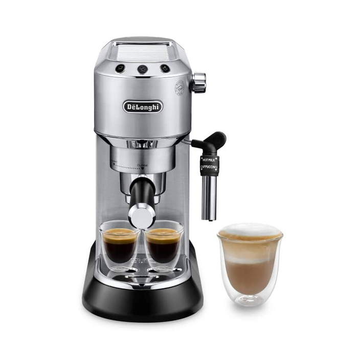 Ріжкова кавомашина De'Longhi EC 685.M, 1350 Вт, сріблястий/сірий