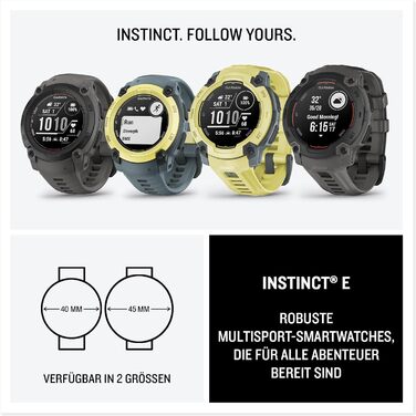 Розумний годинник Garmin Instinct E – Multisport, AMOLED, 1.3