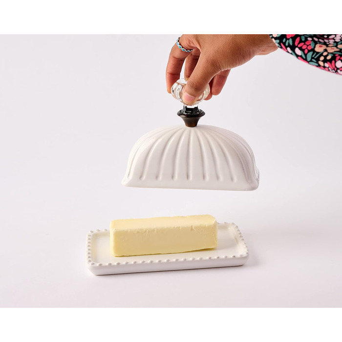 Mud Pie Turkish Door Knob Butter Dish