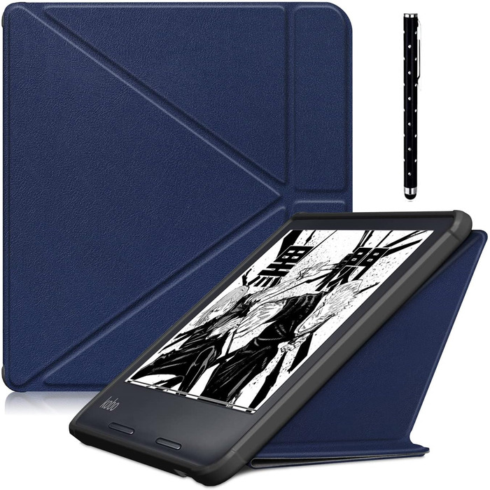 Чохол Acelive для Kobo Sage (8 дюймів) - захисний чохол для eBook-рідера з авто-режимом сну/пробудження (Темно-синій)