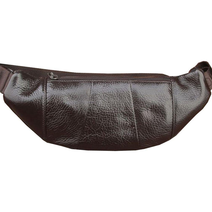 Чоловіча/Жіноча поясна сумка на талію, Slim Fanny Pack для активного відпочинку, подорожей, спорту, велоспорту, походів, їзди на конях, полювання, повсякденного носіння, колір кавовий