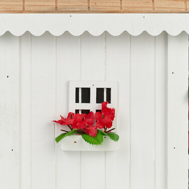 Relaxdays Decorative Birdhouse in Country House Style