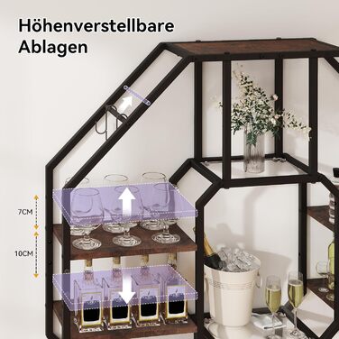 Стильне металеве вітрина для вина з LED-підсвічуванням, 3 яруси, для бару, кухні, вітальні, ресторану, чорний, 20x80 см