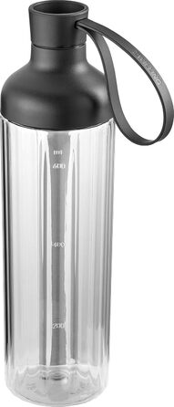 Блендер ZWILLING Smoothie Maker з пляшкою, 600 мл, 300 Вт, нержавіюча сталь/пластик, чорний