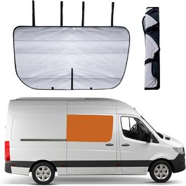 Ізольована затемнююча шторка для дверей Mercedes Sprinter (2007-сьогодні) Living in a Bubble – сонцезахист і комфорт для вашого кемпера