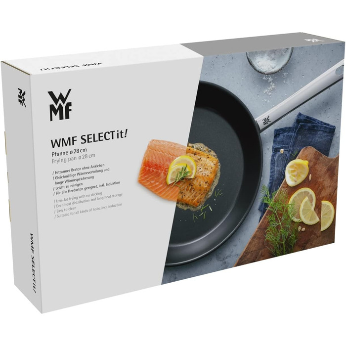 WMF 24cm Stainless Steel Frying Pan - Oven Safe Cromargan Coating