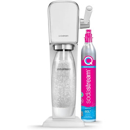 SodaStream газова вода ART з балоном CO2 та 1л пластикової пляшки, придатна для миття в посудомийній машині, білий, 44 см