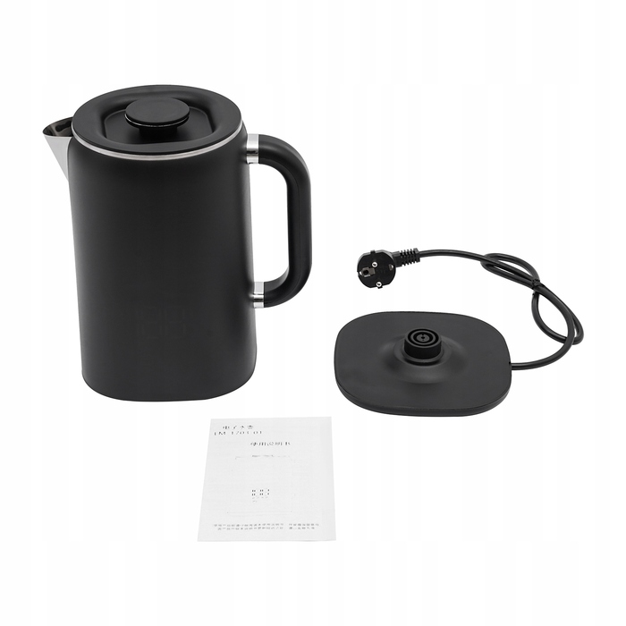 Електричний чайник Lehmann Aqua Black 20, 1500 Вт, 1,7 л, чорний