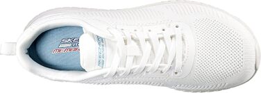 Жіночі кросівки Skechers Bobs Squad Chaos Face Off, білі, розмір 38.5 EU, Engineered Knit