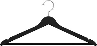 Плечики для одягу OGIVO з дерева, набір 10 шт. – обертовий гачок 360°, витончені вирізи на плечах, натуральне дерево (бук, береза, сосна, верба)