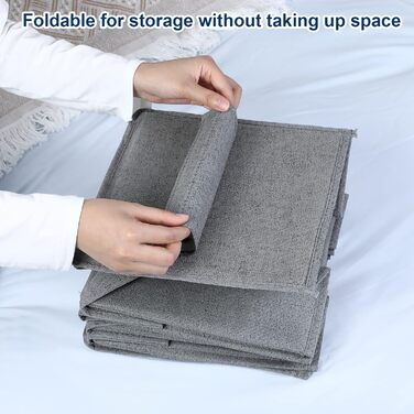 Органайзер для шафи AiQInu з 3 відділеннями, сірий, Medium