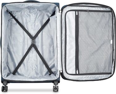 Чемодан DELSEY Paris Sky Max 2.0 Softside Розширюваний з спінерами, Зелений (2-Piece Set (21/24), Синій)