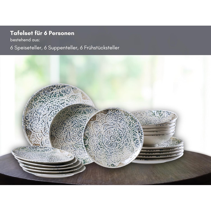 Набір посуду Tafeservice Luigi, 18 предметів