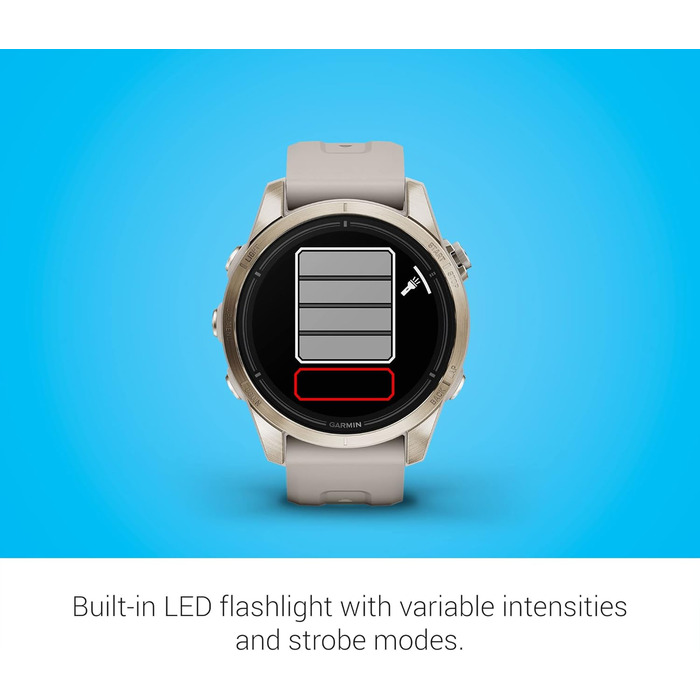 Розумний годинник Garmin epix Pro (Gen 2) Sapphire Edition 42 мм: преміум-модель з інтегрованою ліхтариком та передовою технологією тренувань