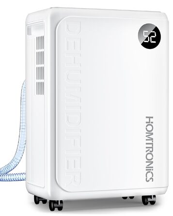 Електричний осушувач повітря Homtronics, 3 режими роботи, білий