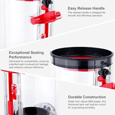 Контейнер для пилу Dyson V11 V15: замінна частина з 2 фільтрами та щіткою для очищення. Прозорий збірник пилу для Dyson SV14 SV15 SV22