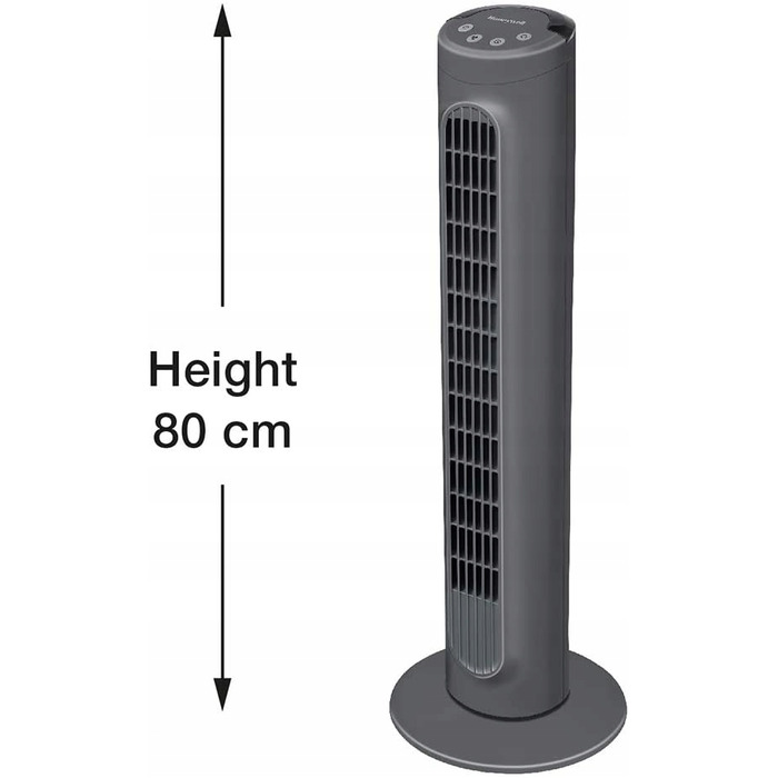 Колонний вентилятор Honeywell HYF1101E4, сріблястий/сірий