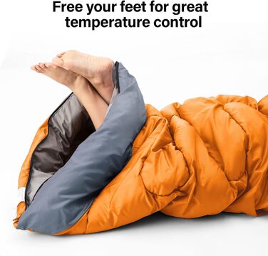 Сплячий мішок BISINNA 4 сезони, 1.9 кг, водонепроникний, для дорослих, кемпінг, туризм, поход