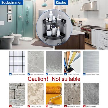 FIISAYL Shower Shelf No Drilling Shower Shelf Corner Bathroom Organizer Shower Basket, Shower Corner Shelf with 4 Hooks Space Aluminum Wall Mount Black, 2 Pack