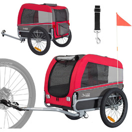 Фаркоп для велосипеда Tiggo VS Pets M для собак, 80201 (червоний)